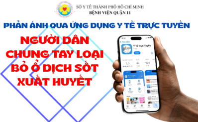 (HCDC) Phản ánh qua ứng dụng Y tế trực tuyến: Người dân chung tay loại bỏ ổ dịch sốt xuất huyết